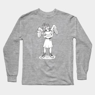 Sweet and Snarky Little Guardian Angel Long Sleeve T-Shirt